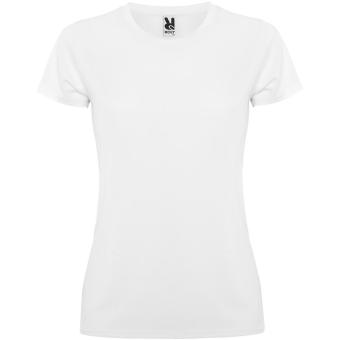 Montecarlo short sleeve women's sports t-shirt, white White | L