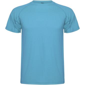 Montecarlo short sleeve men's sports t-shirt, turqoise Turqoise | L