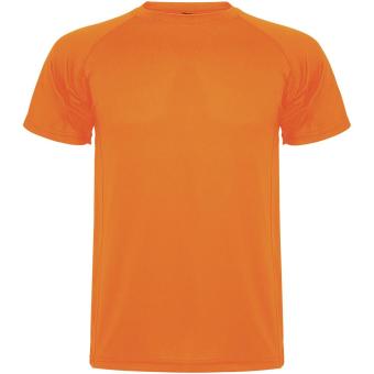 Montecarlo short sleeve men's sports t-shirt, fluor orange Fluor orange | L