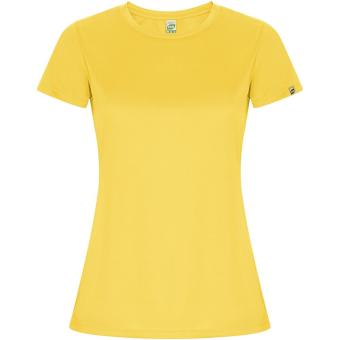 Imola short sleeve women's sports t-shirt, yellow Yellow | L
