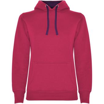 Urban women's hoodie, rosette, purple Rosette, purple | L
