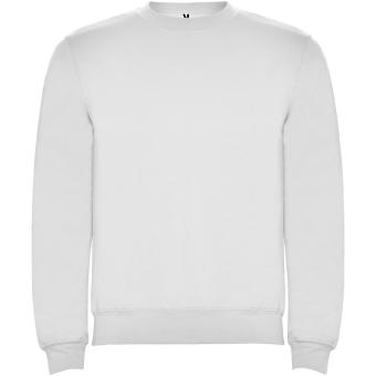 Clasica unisex crewneck sweater, white White | XS