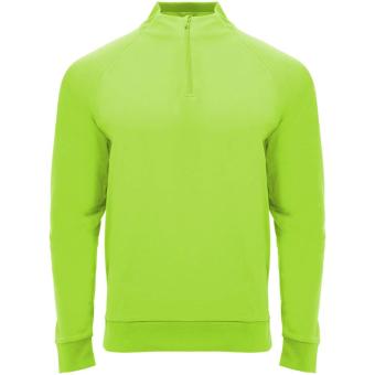 Epiro long sleeve unisex quarter zip sweatshirt, fluor green Fluor green | L