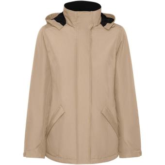 America women's padded parka jacket, dark sand Dark sand | L