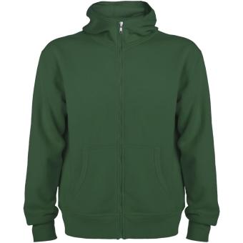 Montblanc unisex full zip hoodie, dark green Dark green | L