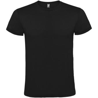 Atomic short sleeve unisex t-shirt, black Black | XS