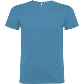 Beagle short sleeve men's t-shirt, turqoise Turqoise | XS