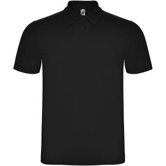 Austral short sleeve unisex polo, black Black | L