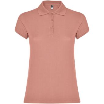 Star short sleeve women's polo, clay orange Clay orange | L