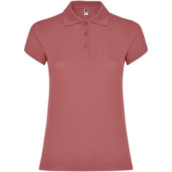 Star short sleeve women's polo, chrysanthemum red Chrysanthemum red | L