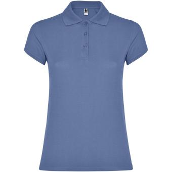 Star short sleeve women's polo, riviera blue Riviera blue | L