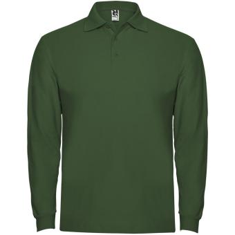 Estrella long sleeve men's polo, dark green Dark green | L