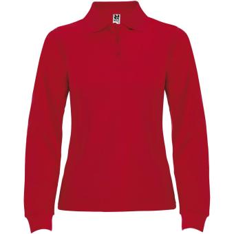 Estrella Langarm Poloshirt für Damen, rot Rot | L