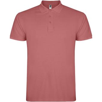 Star short sleeve men's polo, chrysanthemum red Chrysanthemum red | L