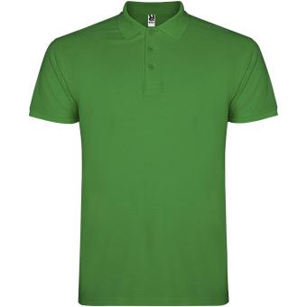 Star short sleeve men's polo, tropical green Tropical green | L