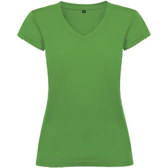 Victoria T-Shirt mit V-Ausschnitt für Damen, Tropisches Grün Tropisches Grün | L