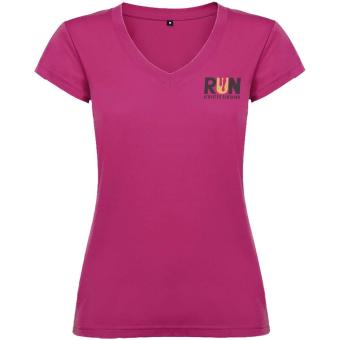 Victoria T-Shirt mit V-Ausschnitt für Damen, Rosette Rosette | L