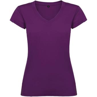 Victoria T-Shirt mit V-Ausschnitt für Damen, lila Lila | L