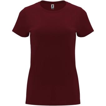 Capri short sleeve women's t-shirt, garnet Garnet | L