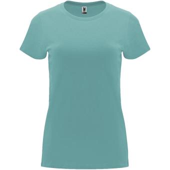 Capri T-Shirt für Damen, Staubiges Blau Staubiges Blau | L