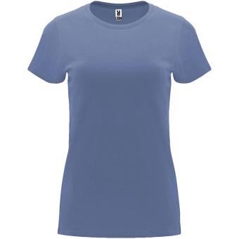 Capri T-Shirt für Damen, Jeansblau Jeansblau | L