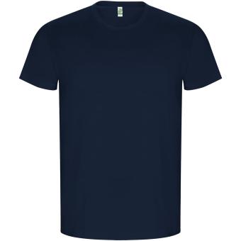 Golden short sleeve men's t-shirt, navy Navy | L