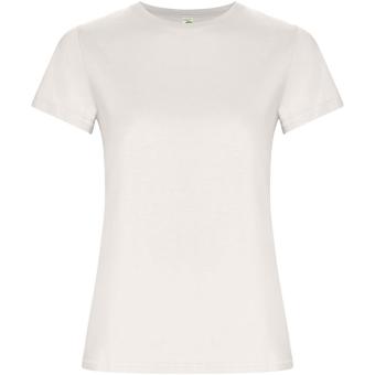 Golden short sleeve women's t-shirt, vintage white Vintage white | L
