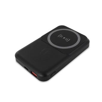 Powerbank Clock Wireless Schwarz | 10.000 mAh