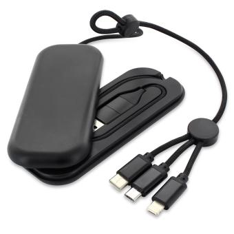 USB Ladekabel Multi Schwarz