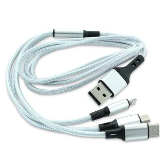 Charging Cable TriConnect Silver