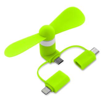 USB Ventilator 3 in 1 Green