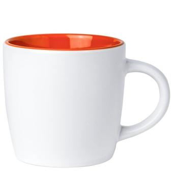 Tasse Duran White Matt Orange