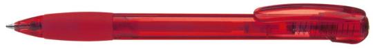 FANTASY transparent Plunger-action pen Red