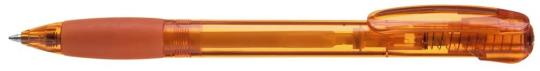 FANTASY transparent Plunger-action pen Orange