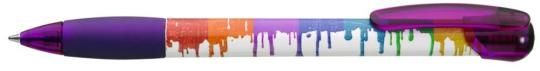 FANTASY transparent VIS Plunger-action pen Purple