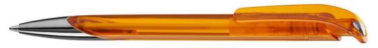 SPLASH transparent SI Plunger-action pen Orange