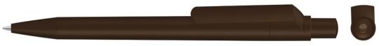 ON TOP F Plunger-action pen Brown