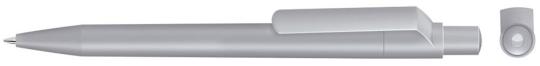 ON TOP F Plunger-action pen Gray