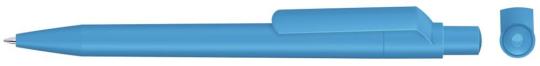 ON TOP F Plunger-action pen Cyan