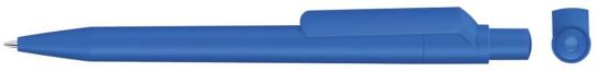 ON TOP F Plunger-action pen Semi blue