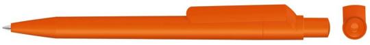 ON TOP F Plunger-action pen Orange