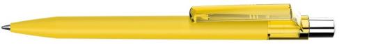 ON TOP K transparent SI GUM Plunger-action pen Yellow
