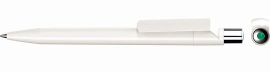 ON TOP SI Plunger-action pen Green