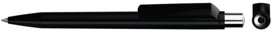 ON TOP SI F Plunger-action pen Black