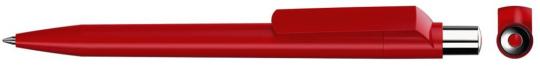 ON TOP SI F Plunger-action pen Red