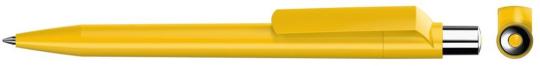 ON TOP SI F Plunger-action pen Yellow