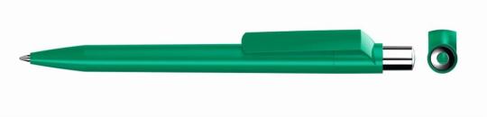 ON TOP SI F Plunger-action pen Green