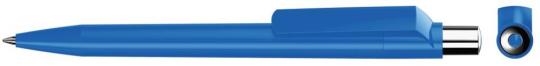 ON TOP SI F Plunger-action pen Semi blue