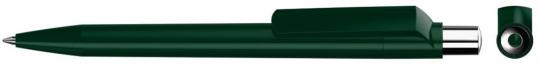ON TOP SI F Plunger-action pen Dark green