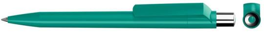 ON TOP SI F Plunger-action pen Teal